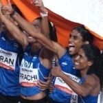 एशियन गेम्स में भारत का गोल्ड धमाका, विमेंस 4×400 रिले में जीता स्वर्ण