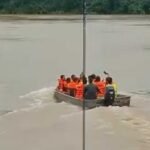 जबलपुर के गौरीघाट में होमगार्ड्स की मोटरबोट डूबी, इंजन खराब होने से नाव में भरा पानी