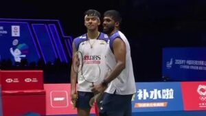 सात्विक-चिराग की चीन मास्टर्स में धाक, मलेशियाई जोड़ी को हराकर तीसरी बार फाइनल में पहुंचे