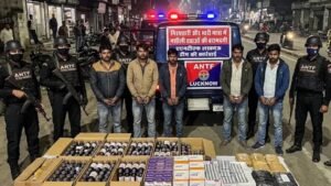 लखनऊ में नशीली दवाओं के गिरोह का भंडाफोड़, 71 लाख की ड्रग्स के साथ 6 तस्कर गिरफ्तार