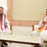 मुख्यमंत्री  विष्णु देव साय ने ओडिशा के मुख्यमंत्री  मोहन चरण माझी से की सौजन्य भेंट