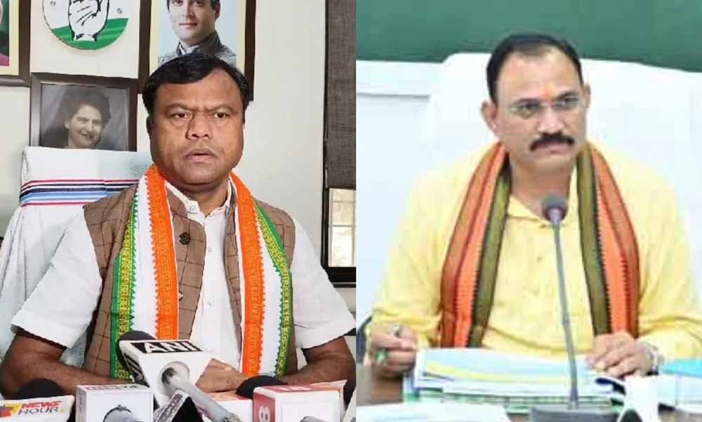 स्वास्थ्य मंत्री का दीपक बैज पर पलटवार, बोले- अस्पताल चलने को तैयार