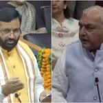 हरियाणा सदन में CM का हुड्डा पर तंज, बोले- कोहनी मारकर पुलिस की कमर तोड़ दी