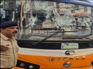 इंदौर में बेकाबू सिटी बस ने 4 लोगों को रौंदा, एक की मौत; 3 गंभीर
