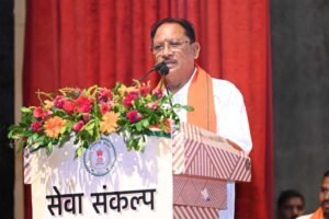 प्रधानमंत्री  नरेंद्र मोदी के नेतृत्व में सशक्त और विकसित भारत का हो रहा निर्माण : मुख्यमंत्री  विष्णु देव साय