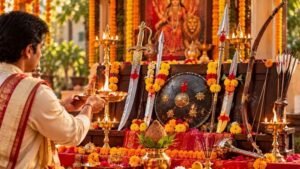 दशहरा 2026: आज 20 अक्टूबर को शस्त्र पूजा का शुभ मुहूर्त, जानें घर पर पूजा करने की सही विधि