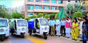 गुरुग्राम में अब इलेक्ट्रिक वाहनों से उठेगा घर-घर का कूड़ा, 5 साल के लिए दो एजेंसियों से करार