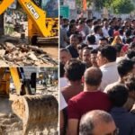 जयपुर में न्यू सांगानेर रोड पर चला JDA का बुलडोजर, 260 मकान-दुकानों से हटे अवैध निर्माण