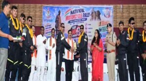 राष्ट्रीय एकता और नशामुक्त भारत का संदेश लेकर कबीरधाम पहुंची राष्ट्रीय बाइक रैली का भव्य स्वागत
