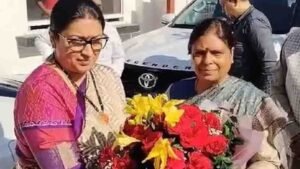 हरियाणा में BJP की अहम बैठक, नई प्रभारी स्मृति ईरानी पंचकूला पहुंचीं