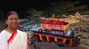 राष्ट्रपति द्रौपदी मुर्मु ने माँ दंतेश्वरी की पूजा-अर्चना कर देशवासियों की सुख-समृद्धि और खुशहाली की कामना की