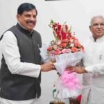 मुख्यमंत्री डॉ.यादव ने राज्यपाल पटेल से की सौजन्य भेंट