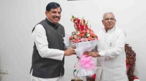 मुख्यमंत्री डॉ.यादव ने राज्यपाल पटेल से की सौजन्य भेंट