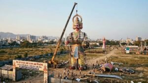 अंबाला के कारीगरों का कमाल, दिल्ली-पंचकूला में बनेंगे 221 फीट ऊंचे रावण के विशाल पुतले