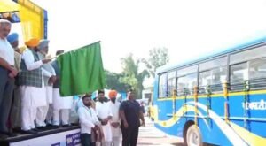 पंजाब के लोगों को CM का तोहफा, 100 मिनी बसों की शुरुआत; 9 डिपो से मिलेगी परिवहन सेवा