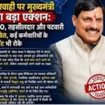MP में पटवारियों पर बड़ी कार्रवाई की तैयारी, स्वामित्व योजना में काम नहीं करने पर बर्खास्तगी का अल्टीमेटम