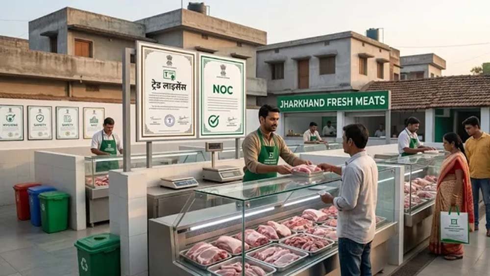 झारखंड में खुले में मीट बिक्री पर सख्ती, दुकानों के लिए नगर निकाय की NOC अनिवार्य