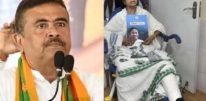 नंदीग्राम में शुभेंदु अधिकारी का बड़ा दावा, बोले- ममता के पैर में नहीं हुआ था फ्रैक्चर