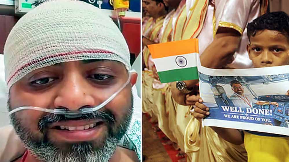 कैप्टन स्मित की हालत अब भी गंभीर, खोपड़ी में फ्रैक्चर और नजर पर असर; डॉक्टर दे रहे हेवी डोज दवाएं