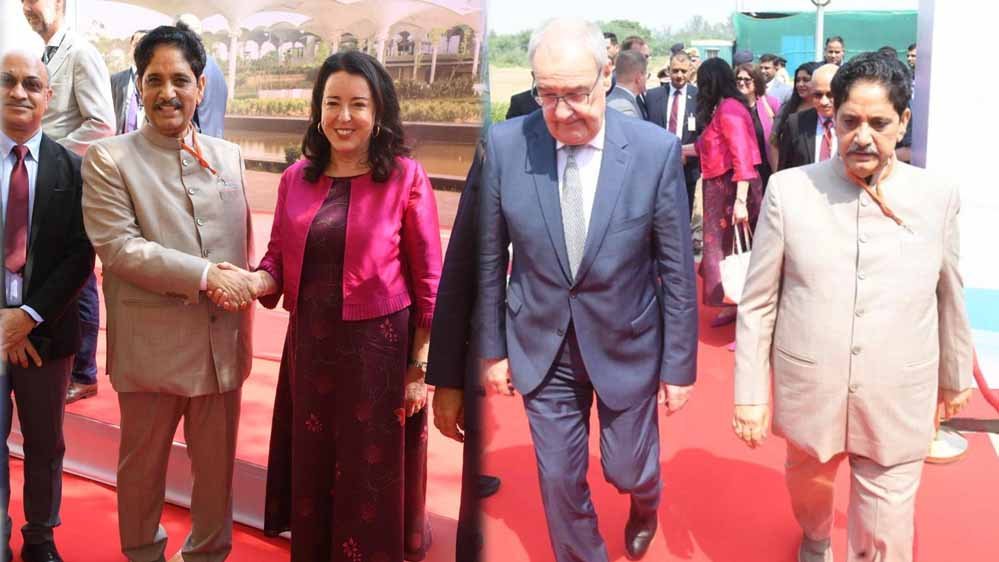 योगी सरकार की ग्लोबल कनेक्टिविटी और निवेश नीति को मिला नया आयाम, जेवर पहुंचे स्विस राष्ट्रपति गाय बर्नार्ड पारमेलिन