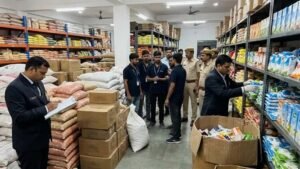 पटना में Blinkit और Nine to Nine स्टोर पर छापेमारी, 2.13 करोड़ की खाद्य सामग्री की बिक्री पर रोक
