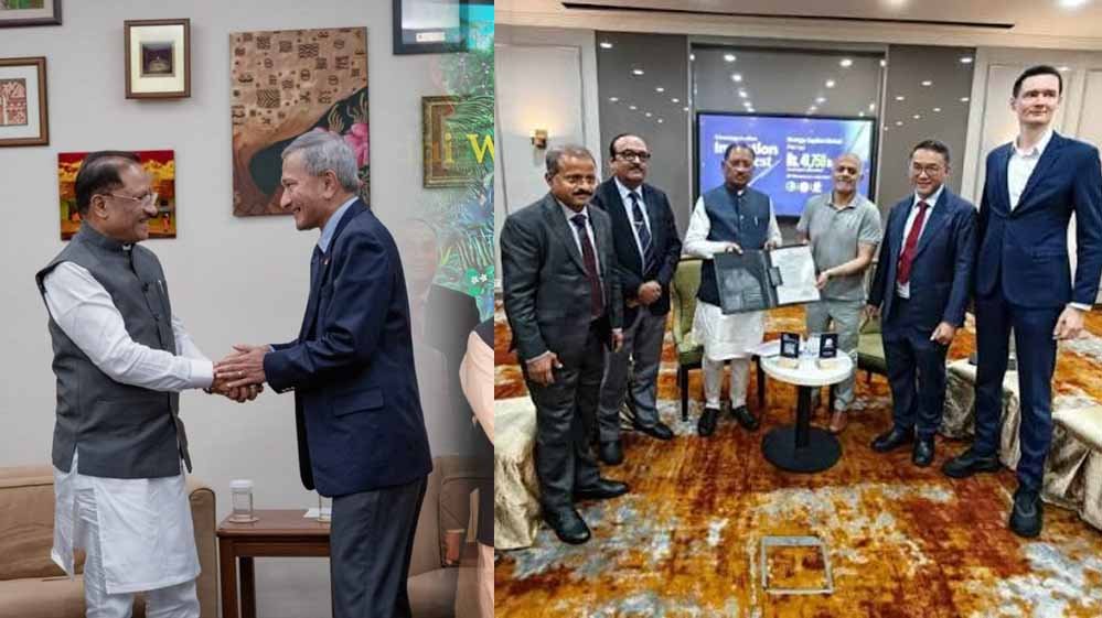 छत्तीसगढ़ के लिए उपलब्धियों भरा रहा सिंगापुर दौरा, ₹43,600 करोड़ के FDI प्रस्ताव और कौशल विकास समझौते