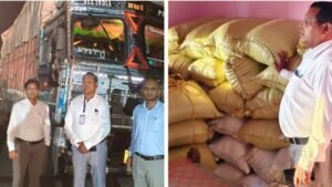 बलरामपुर में अवैध धान पर कार्रवाई, 26 क्विंटल धान जब्त