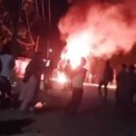 डिंडौरी में हिट एंड रन से एक की मौत, चार गंभीर; गुस्साई भीड़ ने कार फूंकी