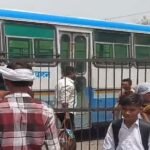 हिसार में रोडवेज कर्मचारियों का चक्का जाम, हरियाणा के 83 रूटों पर बस सेवा ठप