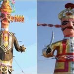 हरियाणा का सबसे ऊंचा रावण तैयार, 7 टन लोहा और 5,000 मीटर कपड़ा लगा