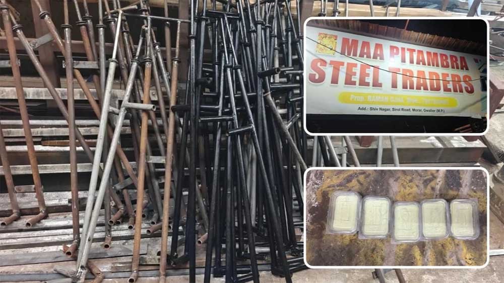 दीपावली से पहले प्रशासन का बड़ा एक्शन, मां पीतांबरा स्टील ट्रेडर्स से 57 कार्बाइड गन और विस्फोटक जब्त