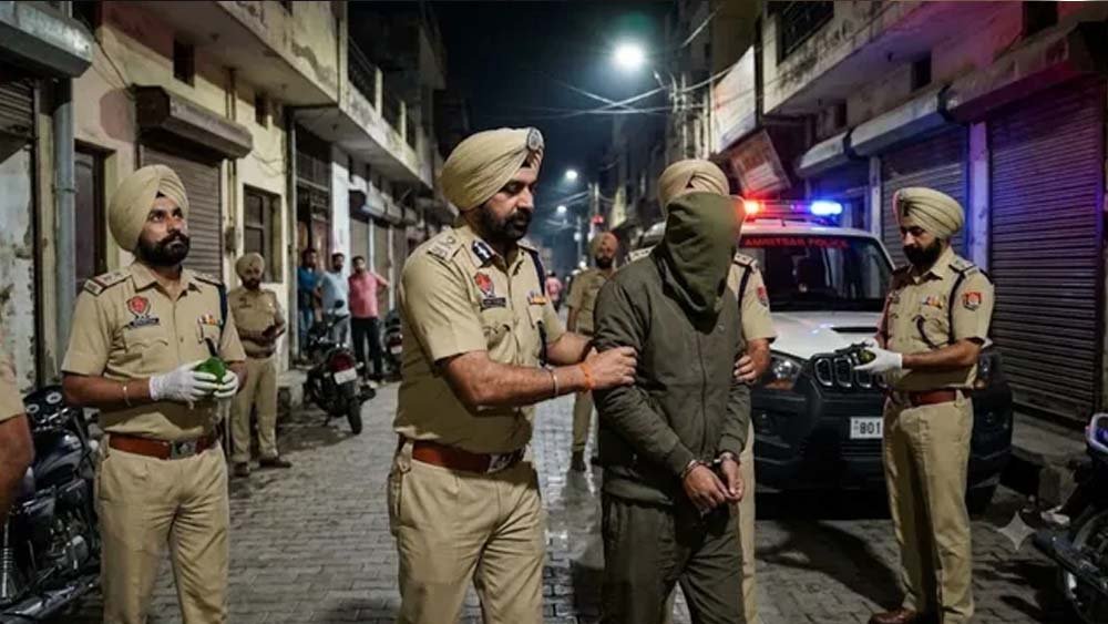 अमृतसर में ISI नेटवर्क का खुलासा, 5 आरोपी गिरफ्तार; हैंड ग्रेनेड और हथियार बरामद