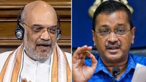 केजरीवाल का अमित शाह पर हमला, बोले- कानून-व्यवस्था संभलती नहीं, यहां देंगे ज्ञान