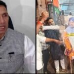हरदीप पुरी की उम्मीदवारी पर सियासी संग्राम तेज, कांग्रेस ने भाजपा के खिलाफ किया प्रदर्शन