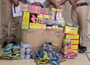 MP में अवैध पटाखों के भंडारण और बिक्री पर पुलिस की बड़ी कार्रवाई