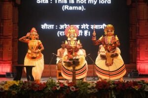 अंतर्राष्ट्रीय श्रीरामलीला उत्सव: यूनेस्को धरोहर खोन और कुटियाट्टम में जीवंत हुई रामकथा