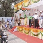 राष्ट्रीय एकता दिवस एवं नशामुक्ति का संदेश लेकर मध्यप्रदेश से रवाना हुआ 7 सदस्यीय बाइक दल
