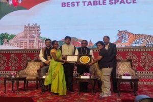 मध्यप्रदेश ट्रैवल मार्ट 2026 में उत्कृष्ट प्रदर्शन करने वाले प्रतिभागियों एवं संस्थानों का सम्मान